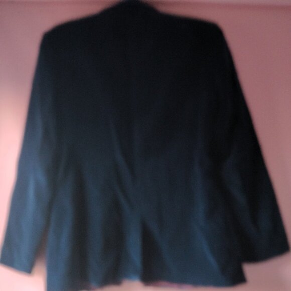 Vintage Blue Velvet Skirt Suit.  F. A. Chattah, LTD.  Medium ? - Picture 3 of 3